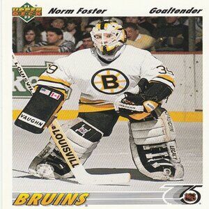 Norm Foster - 1991 Upper Deck Hockey Card